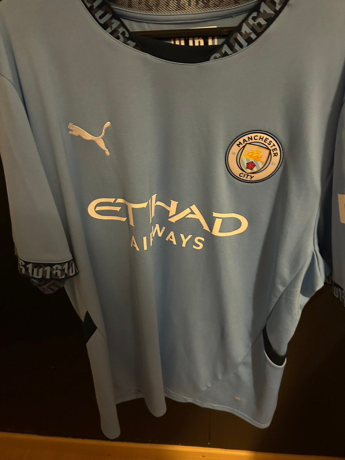 Man city shirt haaland nr9 maat XL, Verzamelen, Sportartikelen en Voetbal, Ophalen of Verzenden, Zo goed als nieuw, Shirt