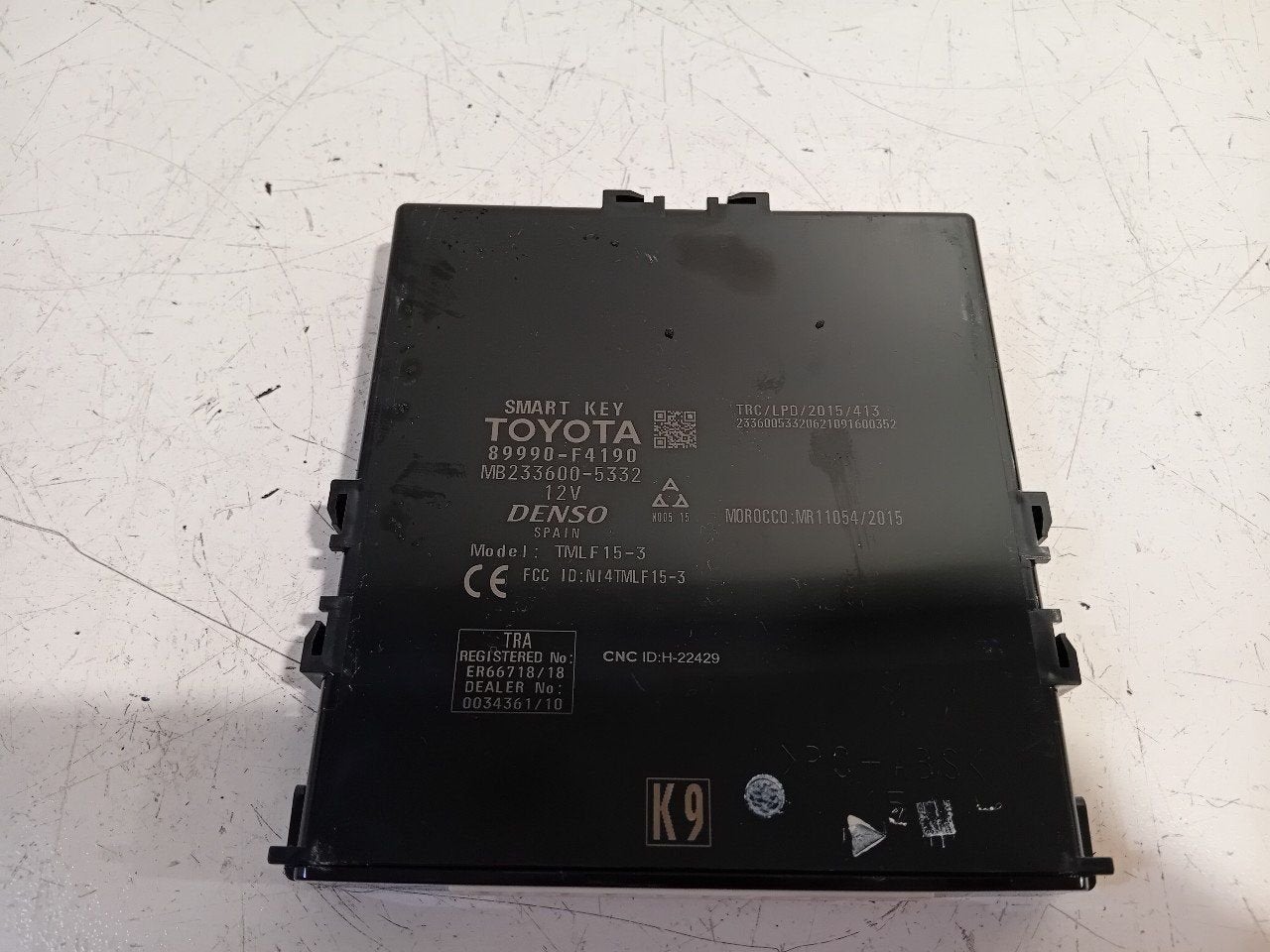 Computer Toyota C-HR, Onderdelen@venauto.nl, Van der Ven Autorecycling B.V., Ettenseweg 76, 4706 PB Roosendaal, The Netherlands