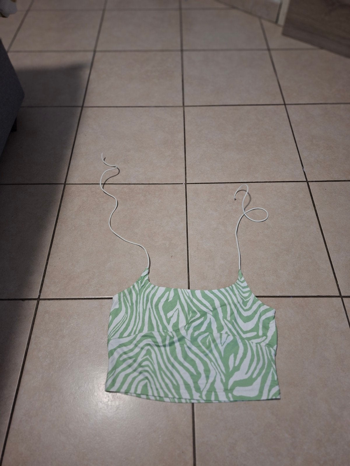 Top à attacher Shein, Kleding | Dames, Topjes, Ophalen, Zo goed als nieuw, SHEIN, Groen