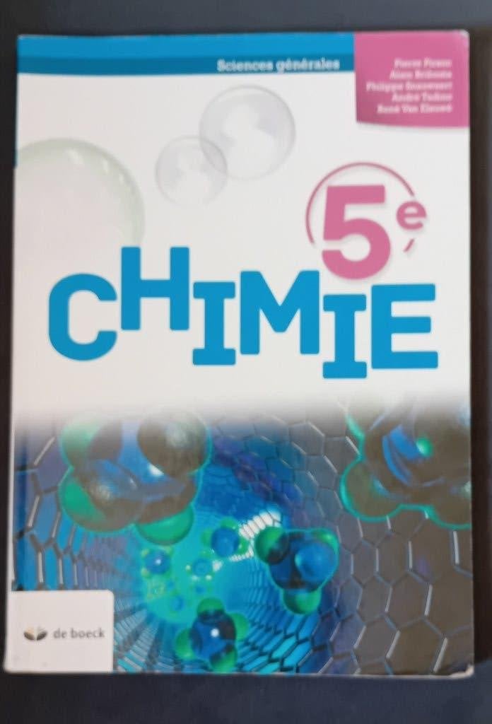 Manuel scolaire, Livres, Chimie, Enlèvement, Utilisé, Secondaire