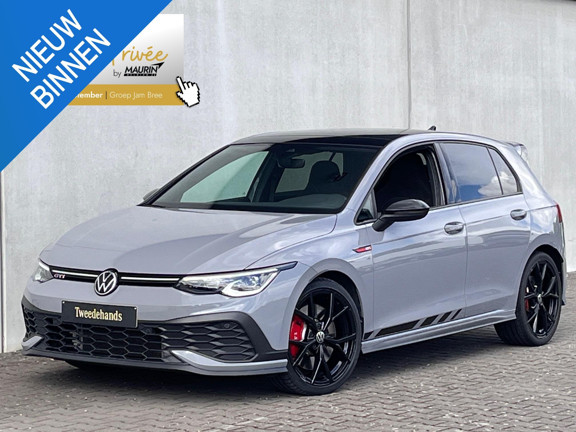 Volkswagen Golf VIII 2.0 TSI 221kW GTI "Clubsport" DSG, Autos, Argent ou Gris, Euro 6, Noir, 5 portes