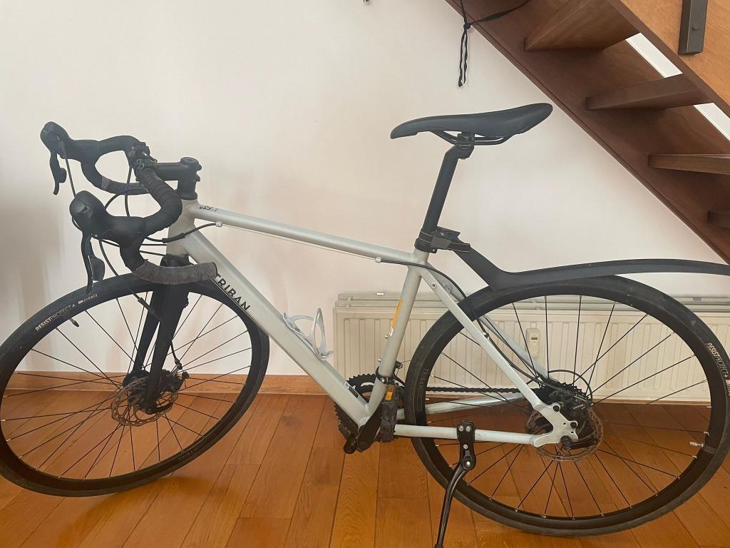 Velo Gravel Triban RC120, Autres marques, 49 à 53 cm, Aluminium, Enlèvement