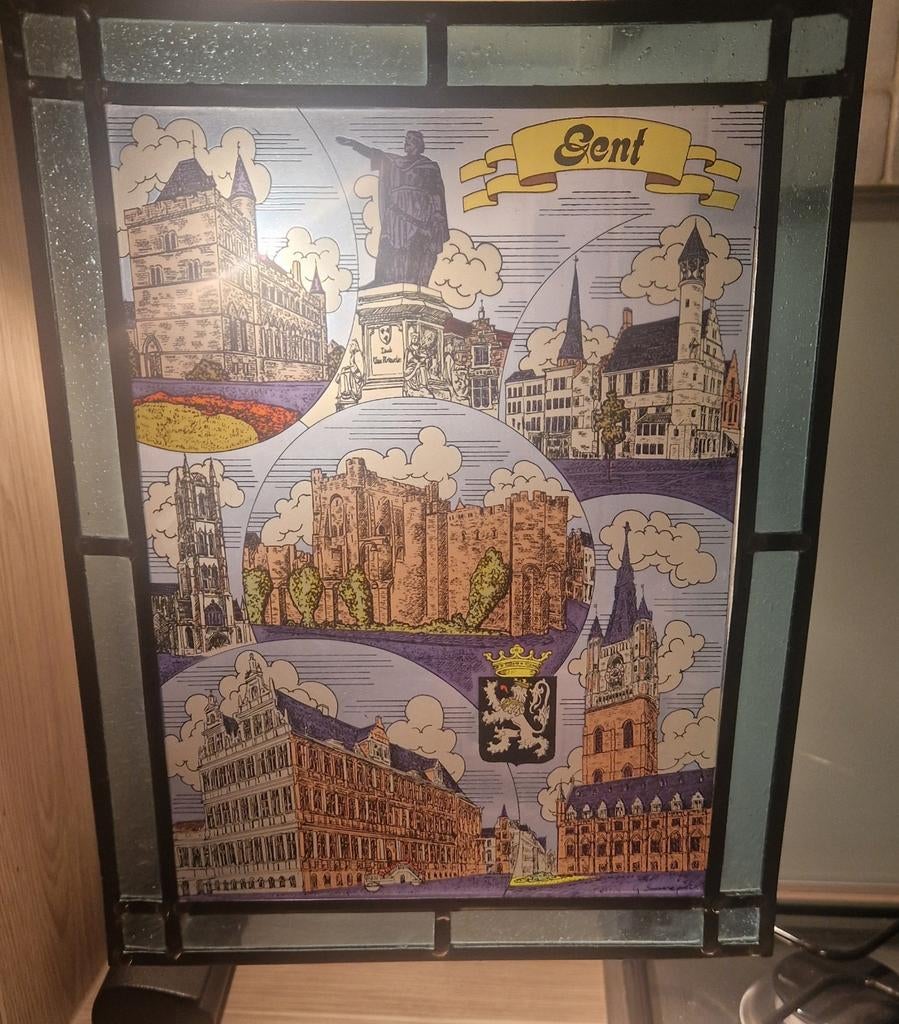 Image de vitrail à Gand, Enlèvement ou Envoi