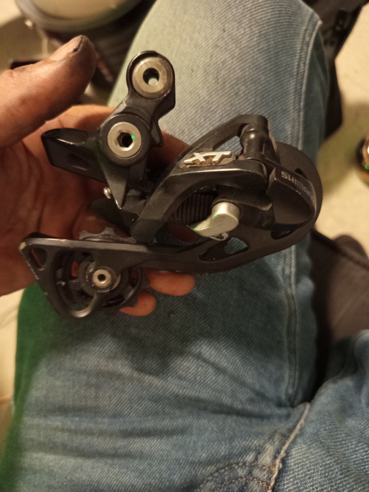 XT derailleur m 781, Vélos & Vélomoteurs, Vélos Pièces, Enlèvement ou Envoi, Shimano XT 10 speed achterderailleur, Comme neuf
