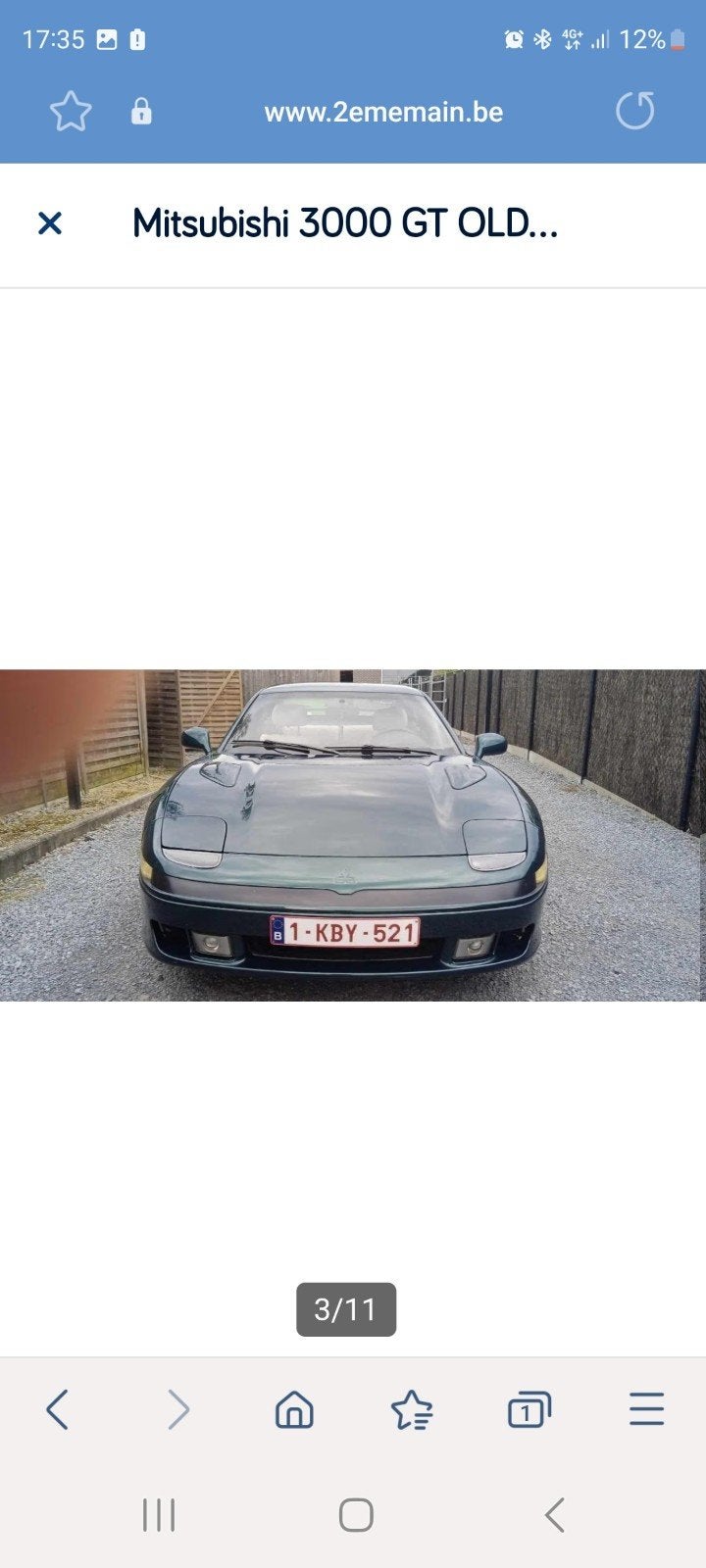 vends mitsubishi 3000 gt, Cuir, Achat, Entreprise, 2 portes