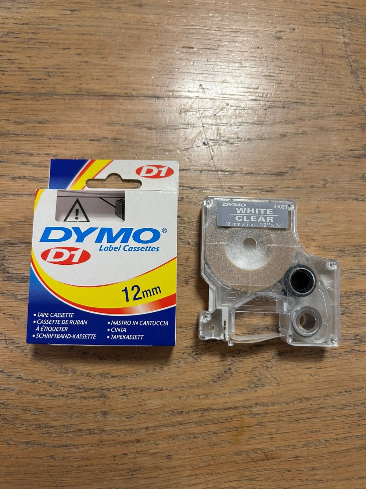 Dymo label cassettes D1, Computers en Software, Ophalen of Verzenden, Nieuw, Tape-label