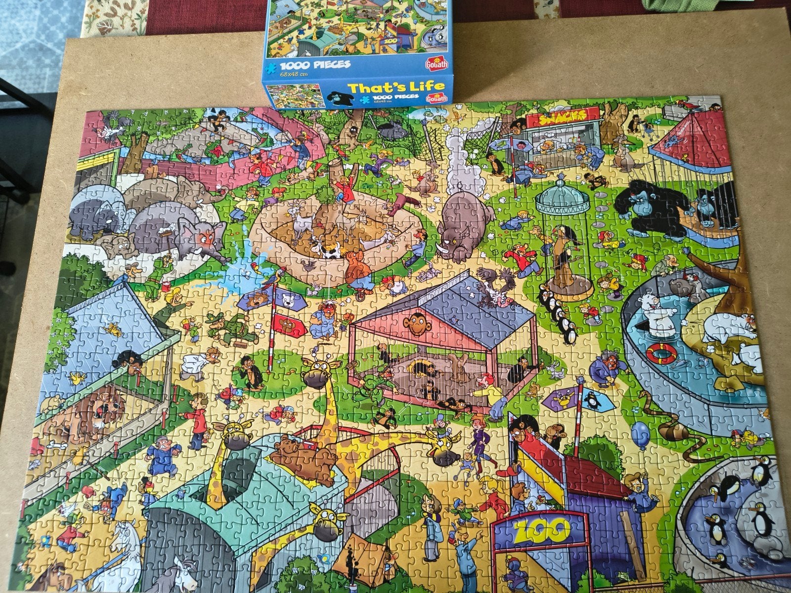 puzzel van that s life, 1000 stuks, Hobby en Vrije tijd, Ophalen, 500 t/m 1500 stukjes, Zo goed als nieuw, Legpuzzel