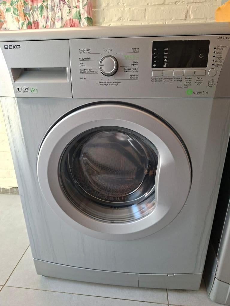 Wasmachine, Elektronische apparatuur, Wasmachines, Ophalen, Zo goed als nieuw, 90 tot 95 cm, 1200 tot 1600 toeren
