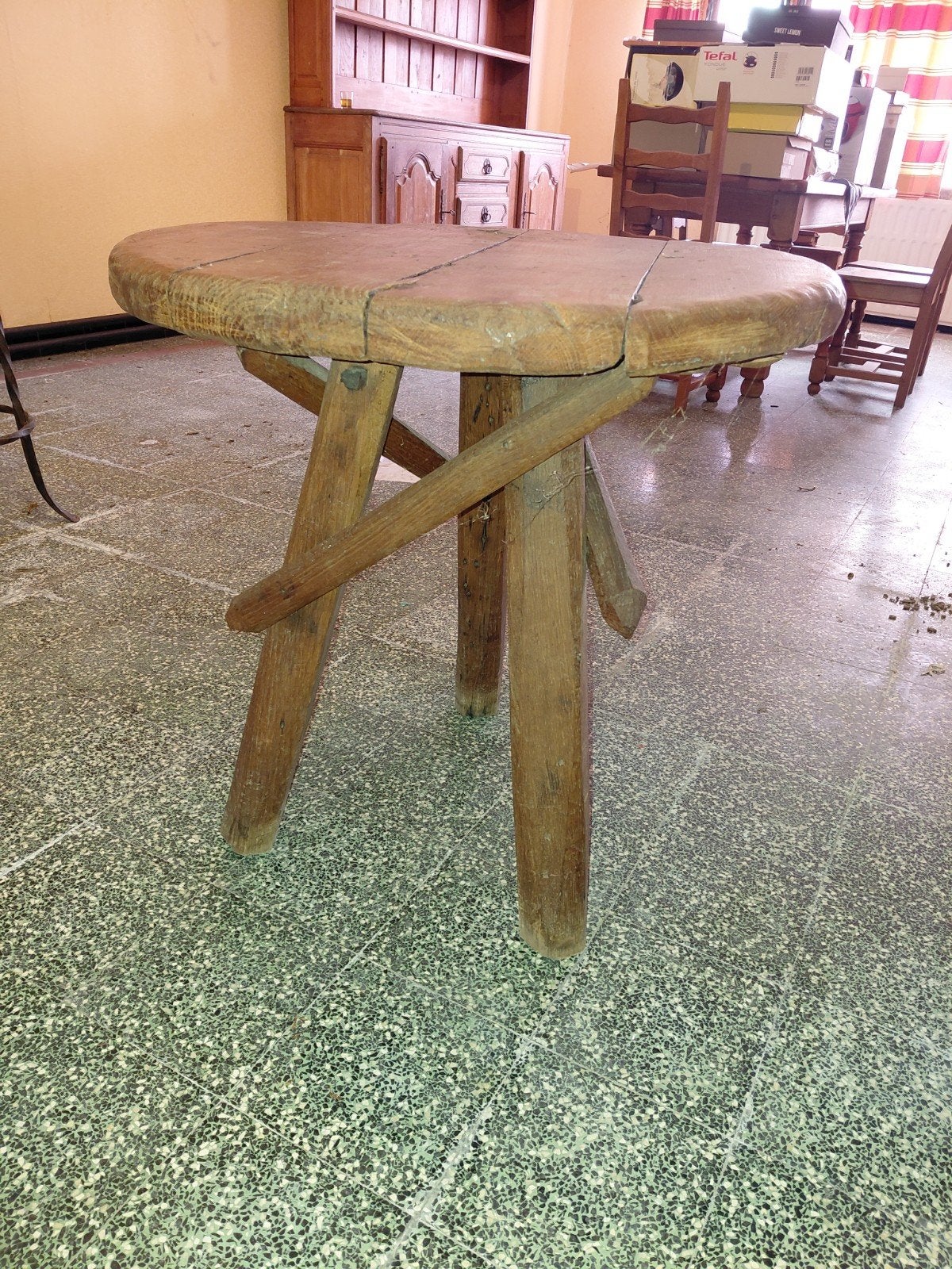 Ancienne table en bois, Maison & Meubles, Tables | Tables à manger, Enlèvement