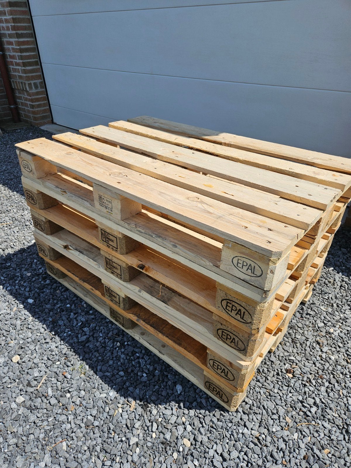 5 palettes neuves, Bricolage & Construction, Bois & Planches, Enlèvement
