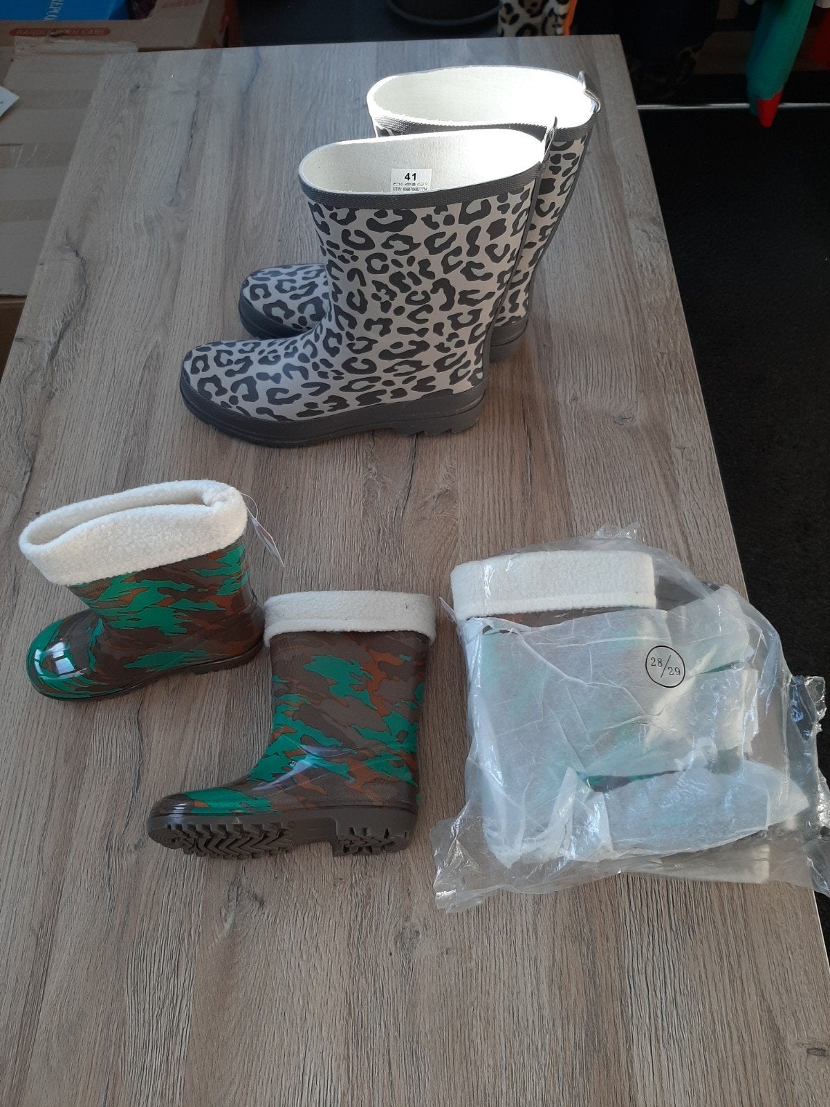 Nieuwe regenlaarzen kinderen 26 , 27 , 28 ,29 volwassenen 41, Kinderen en Baby's, Ophalen of Verzenden, Nieuw, Laarzen