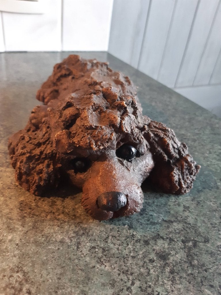 Beeld hond, poedel labradoedel, Verzamelen, Ophalen of Verzenden, Zo goed als nieuw, Dier
