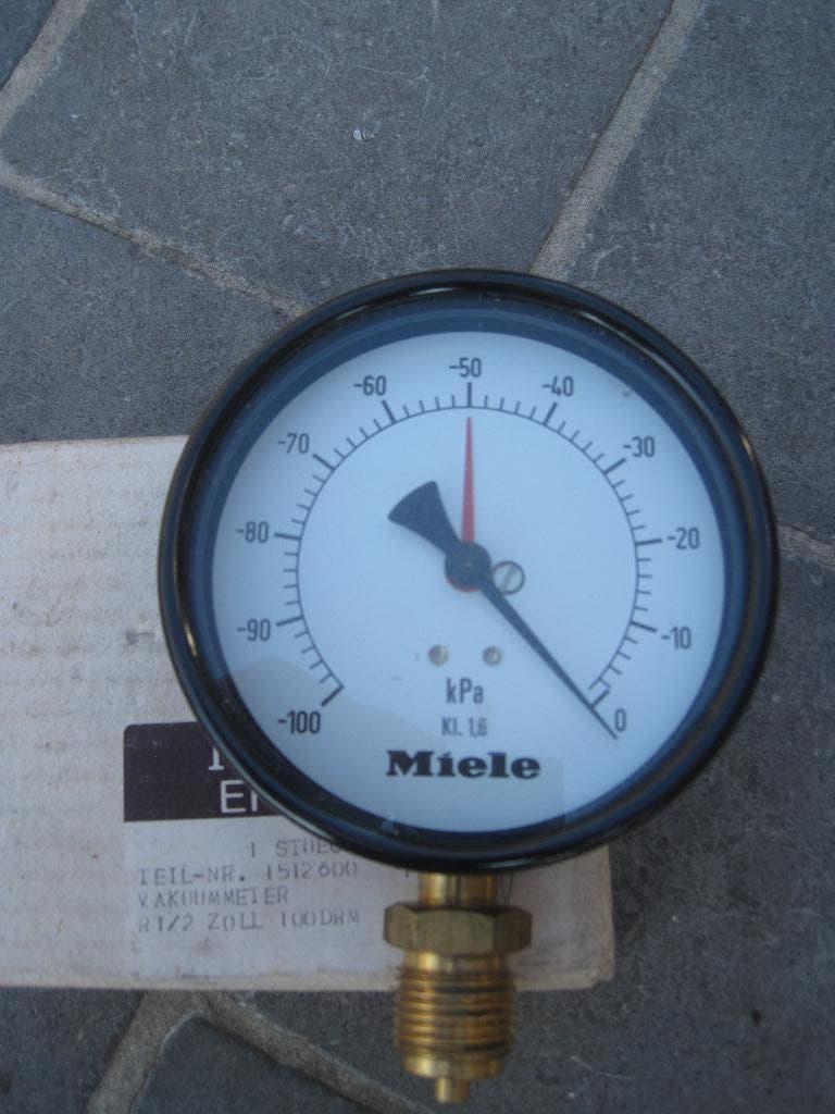 Miele vacuummeter, Ophalen, Nieuw