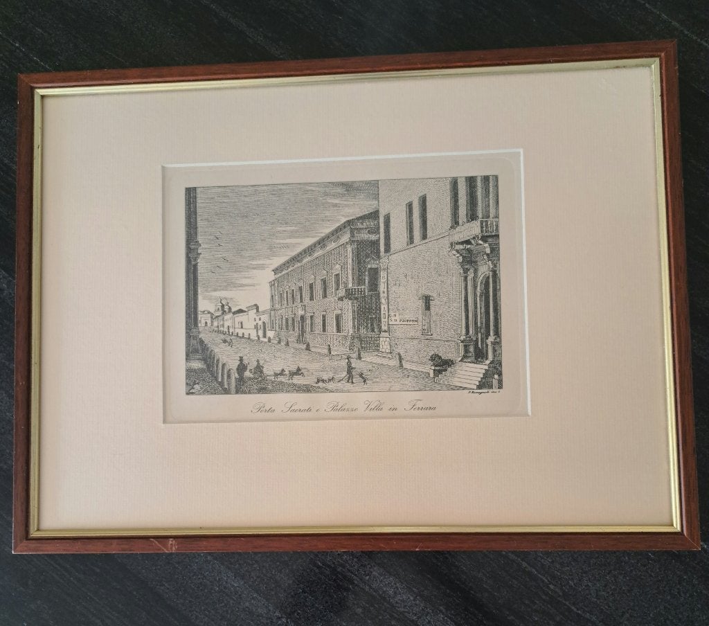 Grafiek van Pietro Romagnoli - (1810-1840), Antiek en Kunst, Overige technieken, Ophalen of Verzenden, Klassiek, Bijzondere lijst