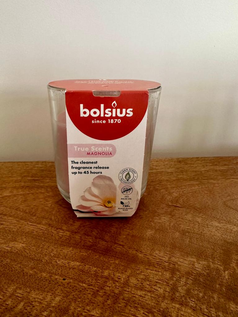 Bougie(s) parfumée(s) magnolia – Bolsius, Maison & Meubles, Enlèvement, Bougie