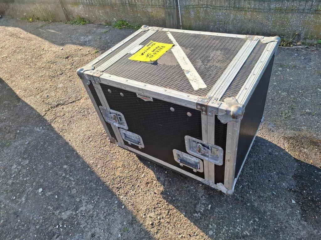 Stevige Flightcase op Wielen - Inclusief 19" Rack-ruimte - R, Enlèvement, Flight case