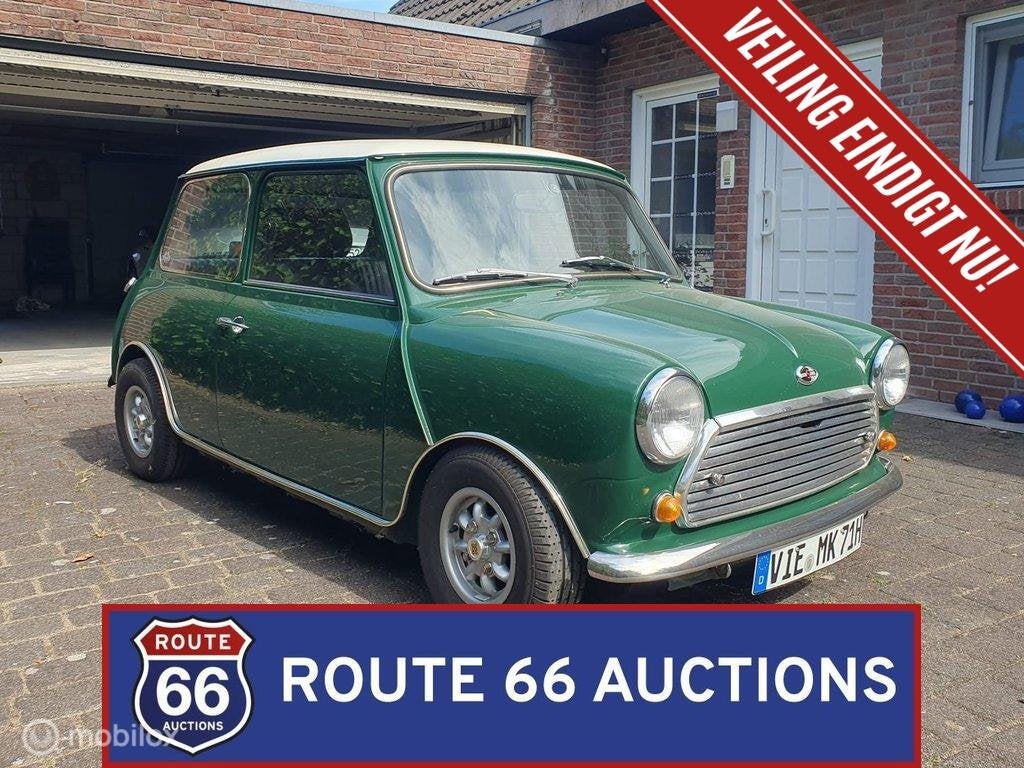 Mini Cooper S Mk III | 1971 | Route 66 Auctions, Zwart, Bedrijf, Handgeschakeld, Overige carrosserie