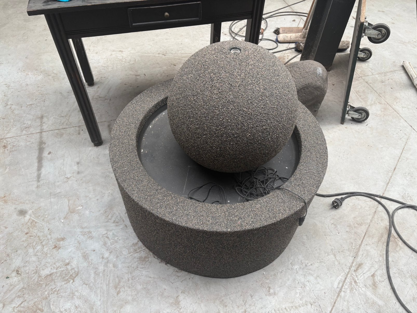Waterornament met led, Tuin en Terras, Ophalen, Zo goed als nieuw