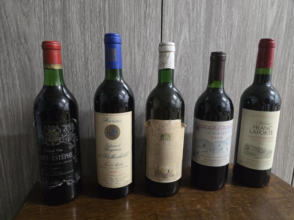 Collectie wijnen - Bordeaux, Saint-Estèphe, Rothschild (Vint, Enlèvement, Champagne