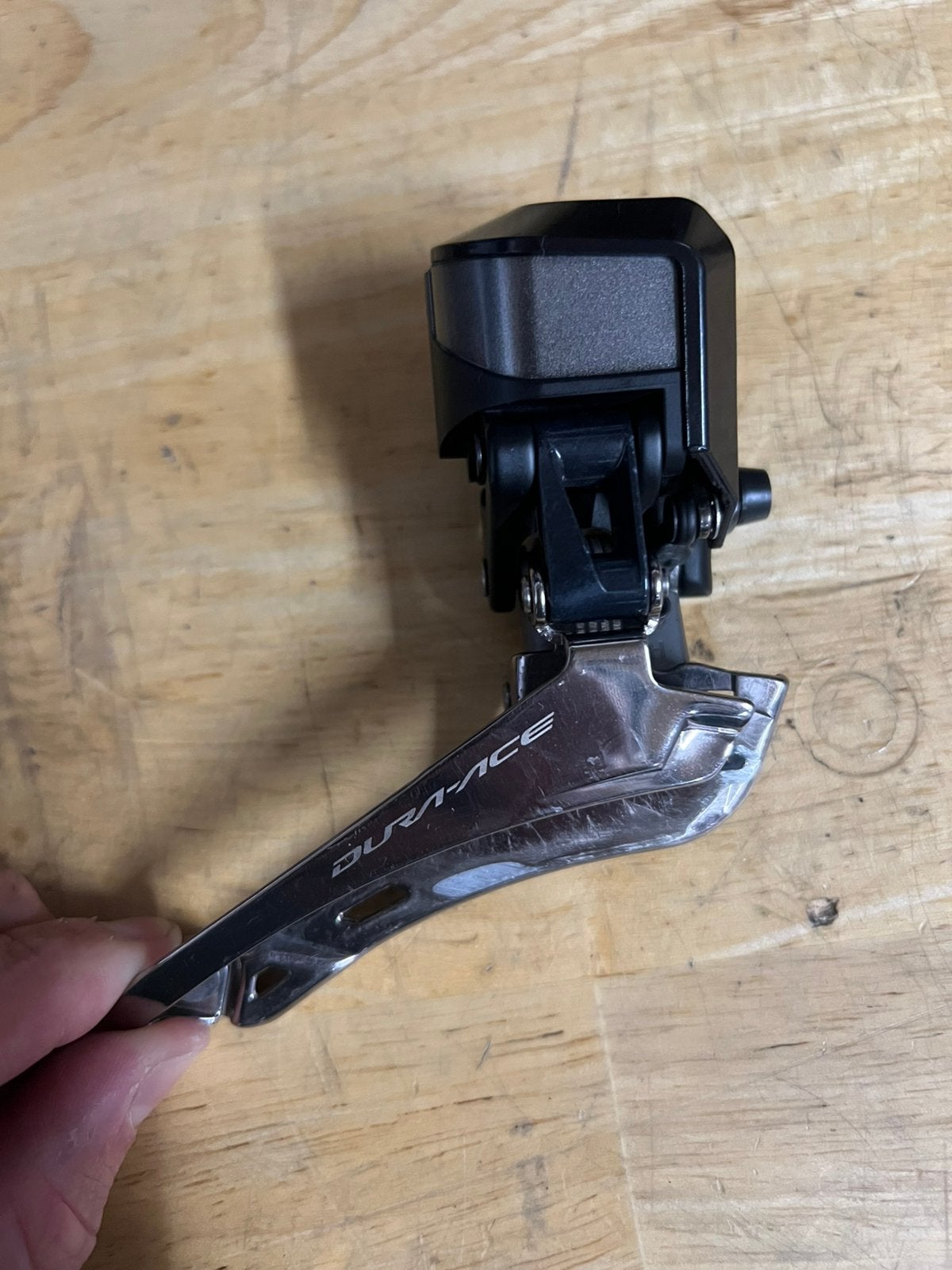 Shimano Dura-Ace Di2 voorderailleur - 11speed, Gravelbike, Ophalen of Verzenden, Zo goed als nieuw, Derailleur of Ketting