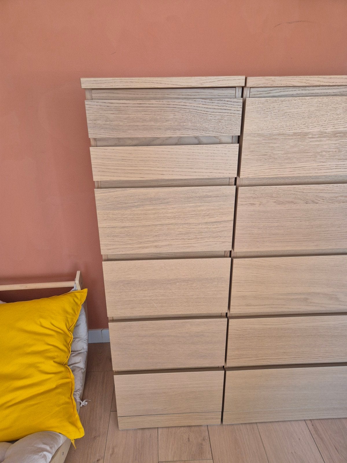 smalle MALM ladekast hout, Ophalen