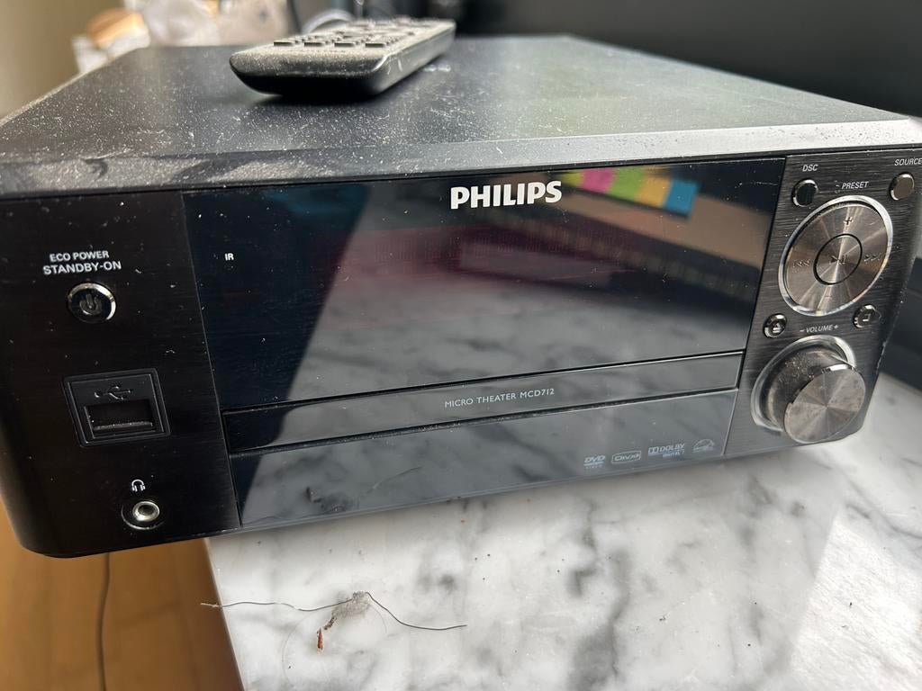Philips Micro Theatre MCB712, Audio, Tv en Foto, Cd-spelers, Zo goed als nieuw, Philips, Ophalen