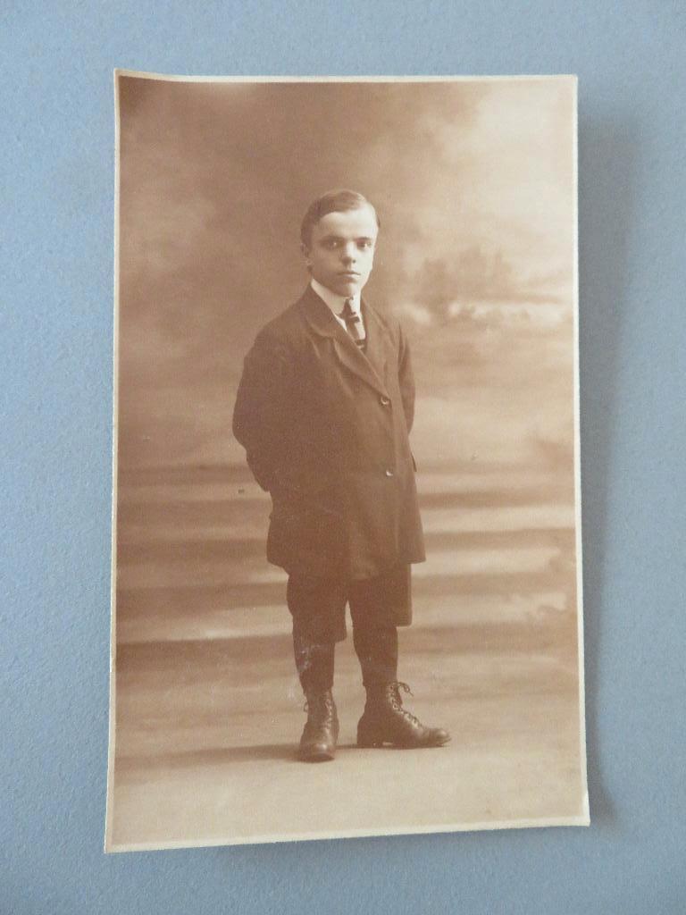 oude foto postkaart Leek Liège Lilliputter dwerggroei ..., Verzamelen, Foto's en Prenten, Foto, Ophalen of Verzenden, Zo goed als nieuw