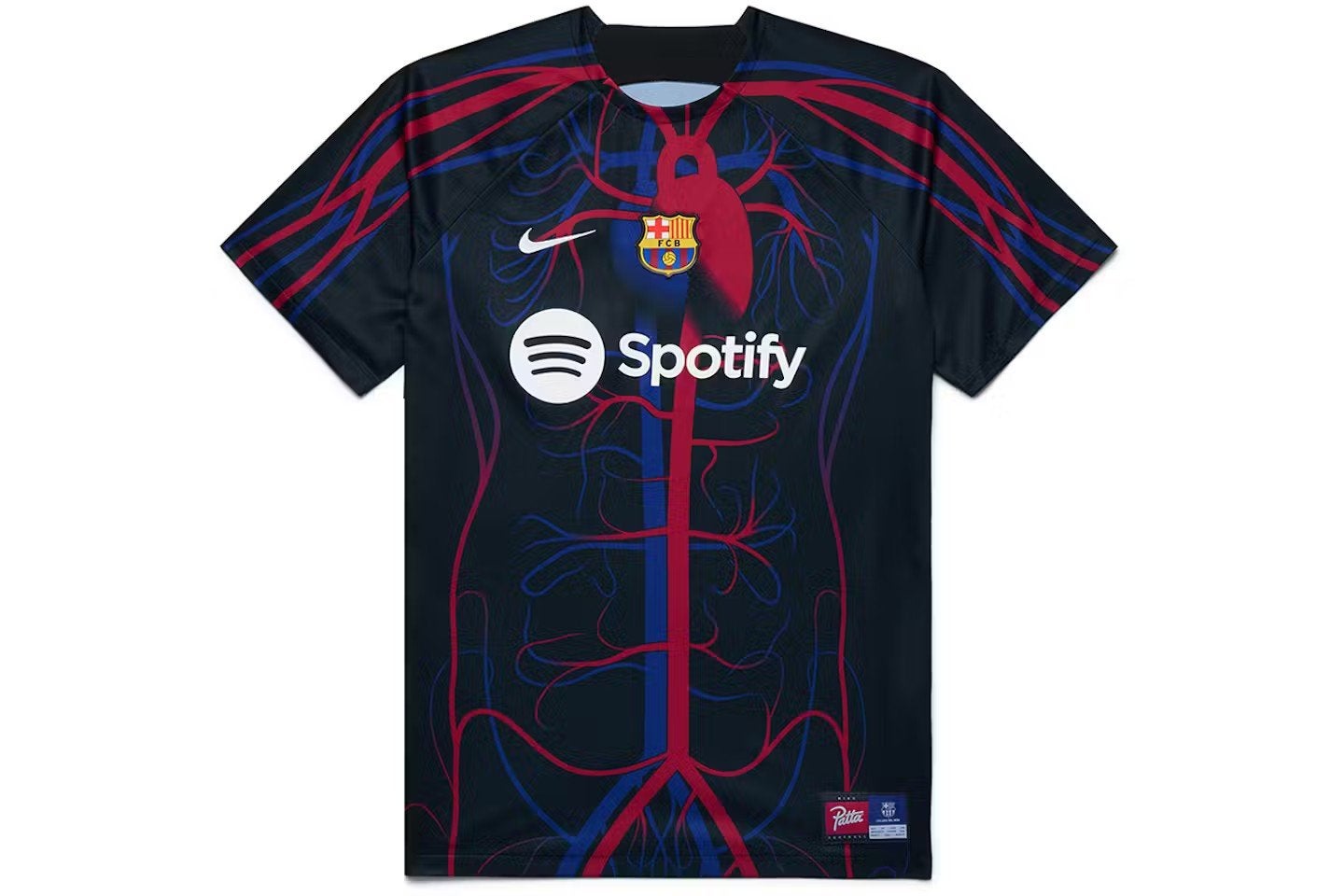 Barcelona Trainingsshirt Dri-FIT Pre Match FCB x PATTA - Zwa, Maat S, Ophalen of Verzenden, Nieuw, Shirt