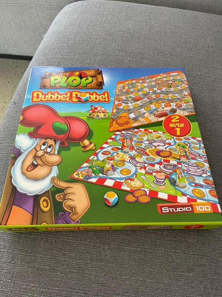 Plop dubbel dobbel spel, Hobby en Vrije tijd, Een of twee spelers, Ophalen, Zo goed als nieuw