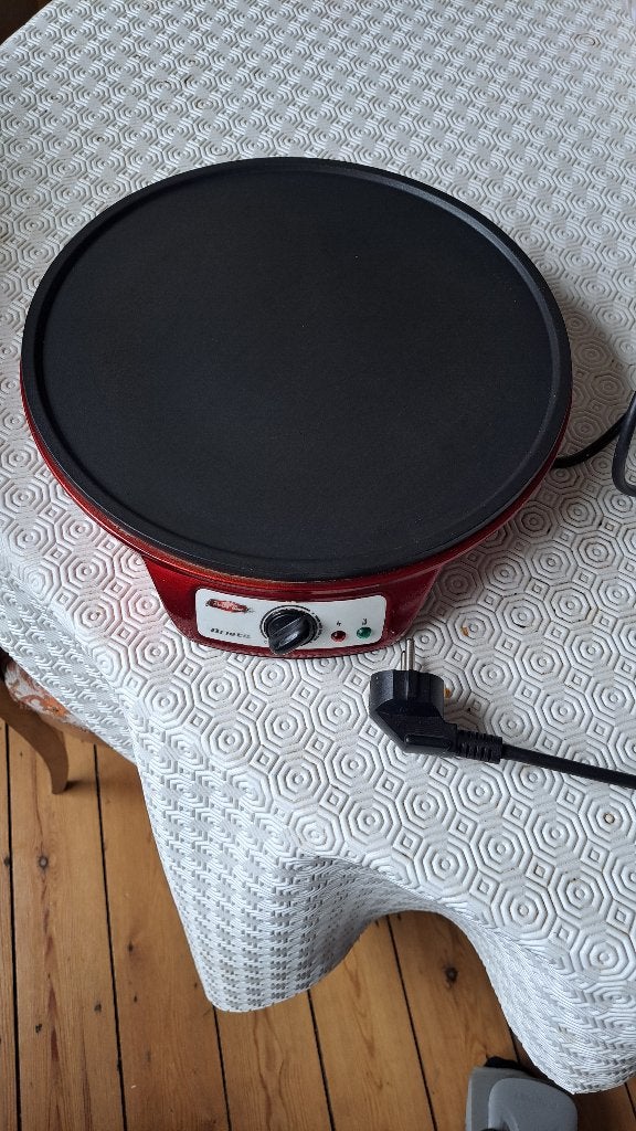 Elektrische crêpemaker, Ophalen, Gebruikt, 4 t/m 7 personen