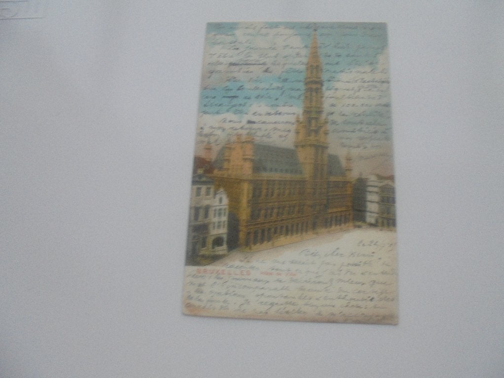 bruxelles-hotel de ville, Envoi, Avant 1920, Affranchie, Bruxelles (Capitale)