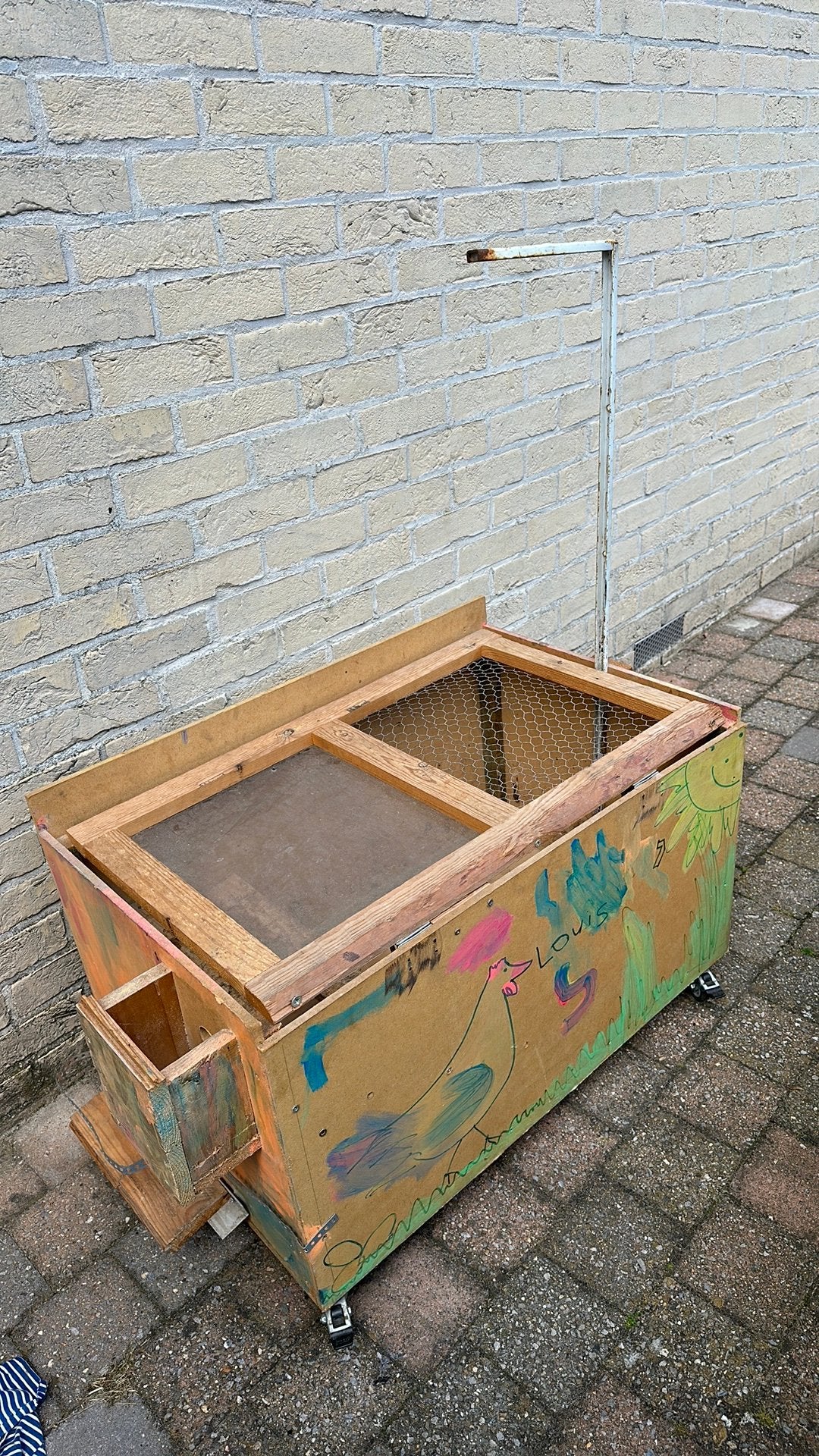 Broedbak voor kuikens binnen, Ophalen, Zo goed als nieuw