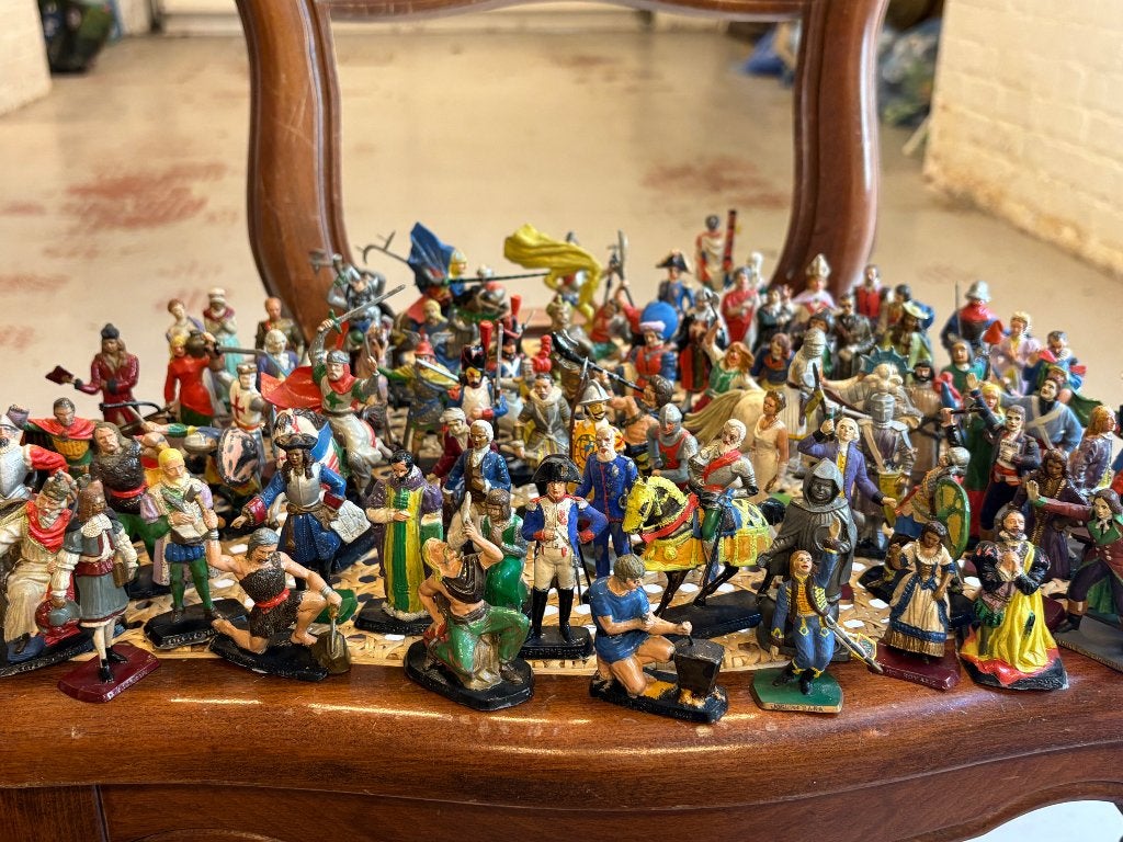 Lot figurines historiques vintage (Starlux, Mokarex...), Enlèvement ou Envoi