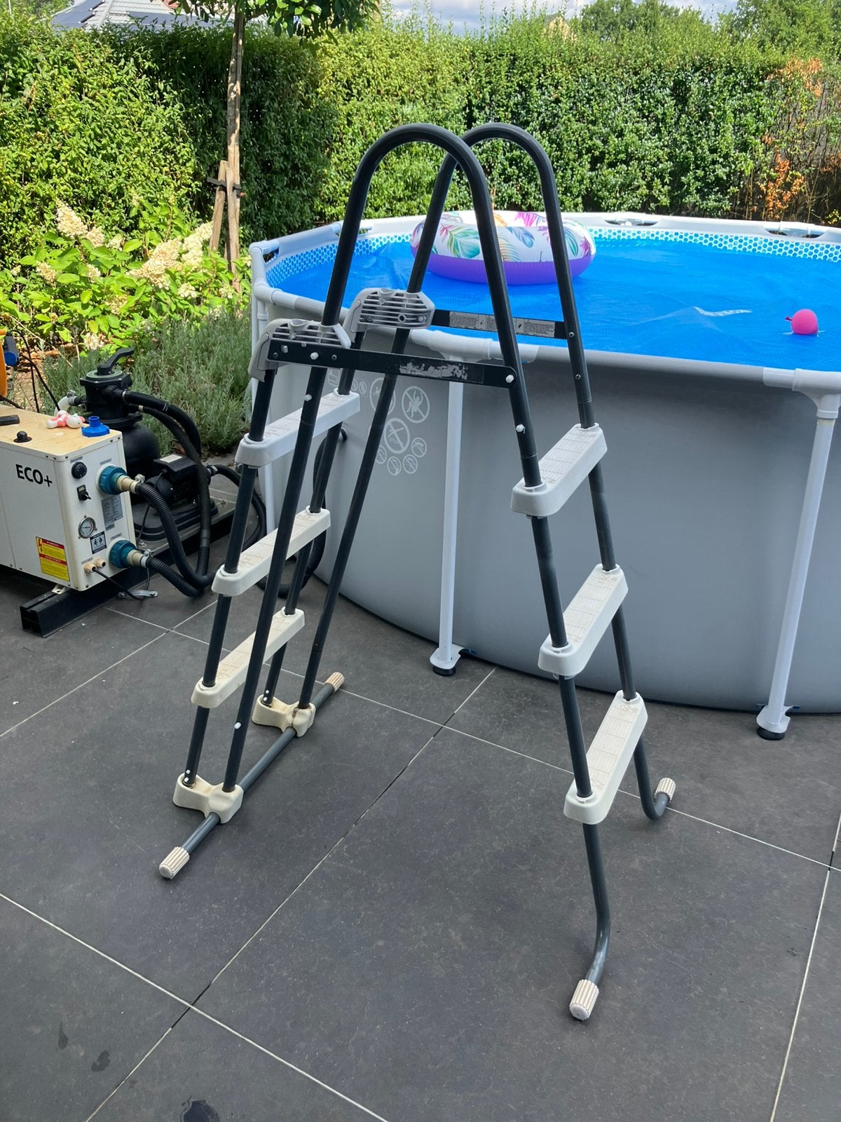 Intex zwembadtrapje 3 treden, Tuin en Terras, Ophalen, Gebruikt