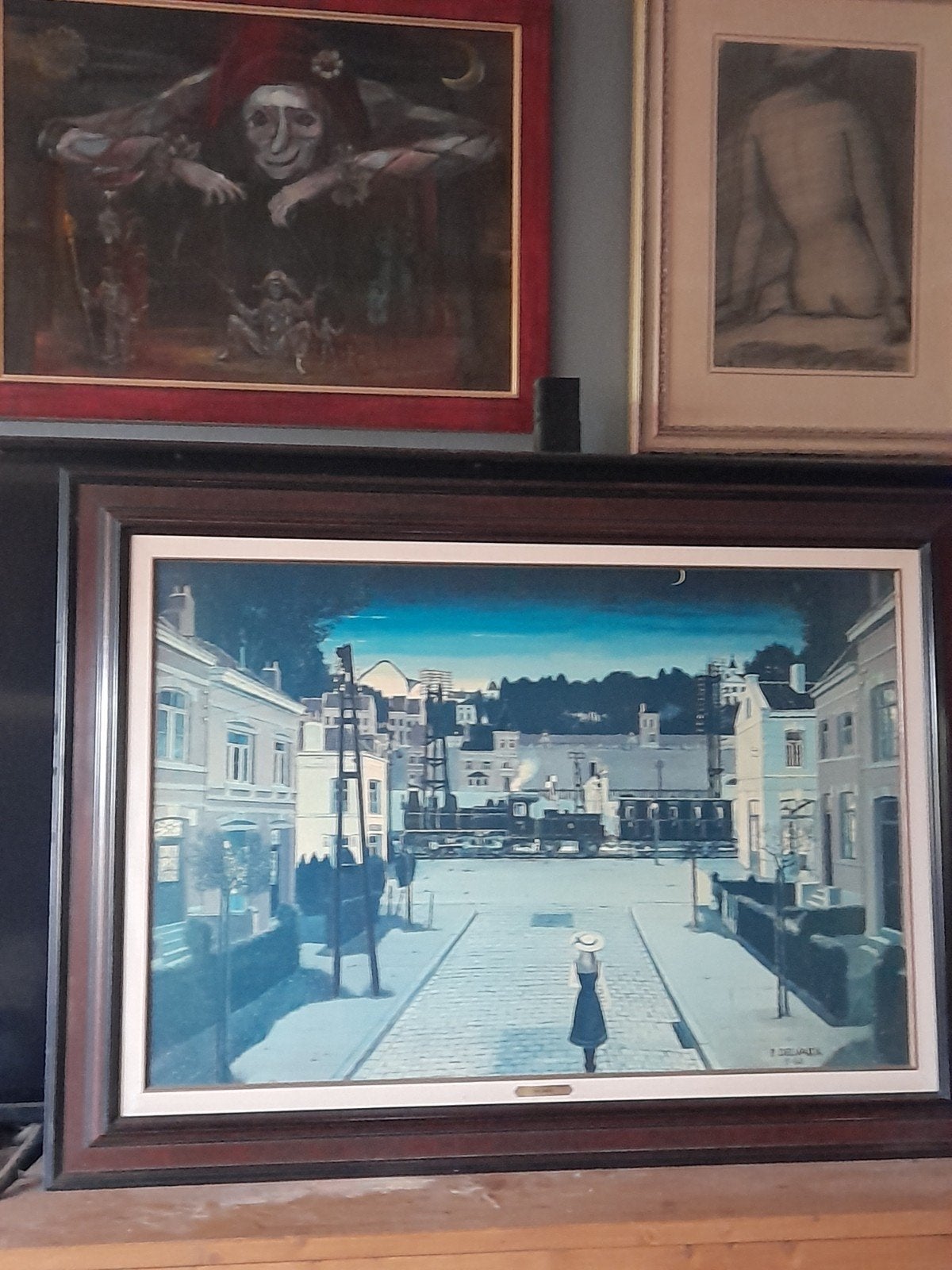 Delvaux kader, Antiquités & Art, Art | Peinture | Classique, Enlèvement