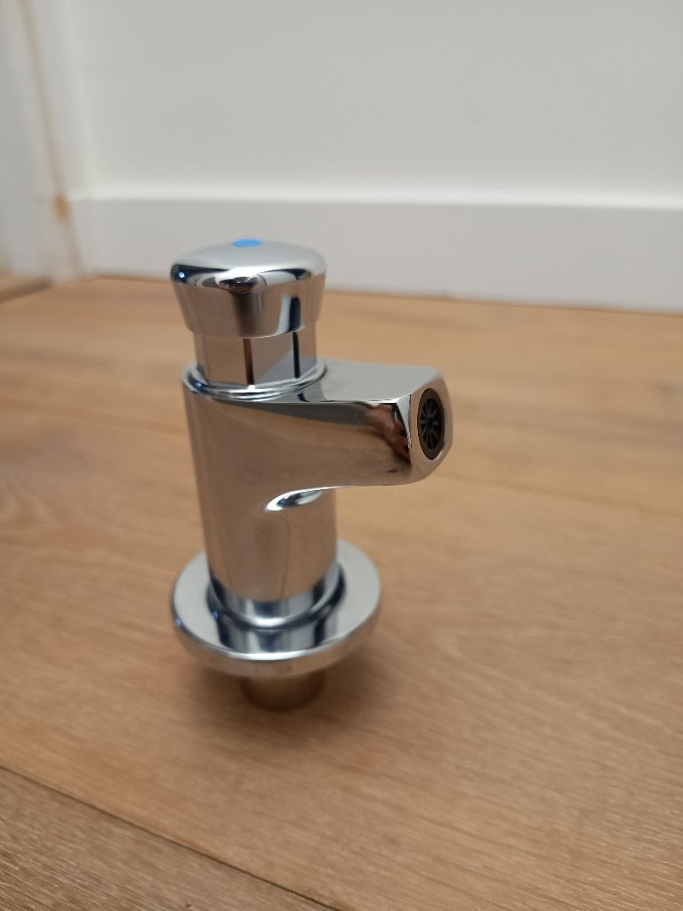 Tapkraan Zelfsluitend - Rada T1 - NIEUW, Verzenden, Nieuw, Chroom, Wastafel
