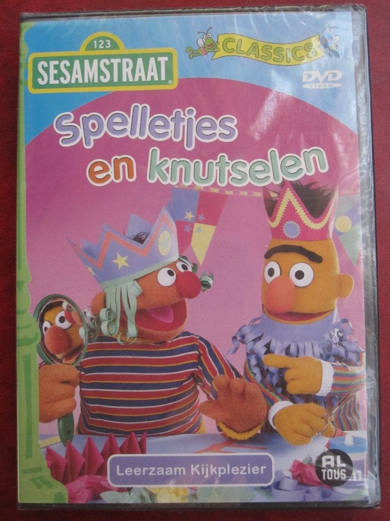 Sesamstraat - Spelletjes en knutselen (nieuw in de verpakkin, Cd's en Dvd's, Alle leeftijden, Tv-serie, Nieuw in verpakking, Educatief