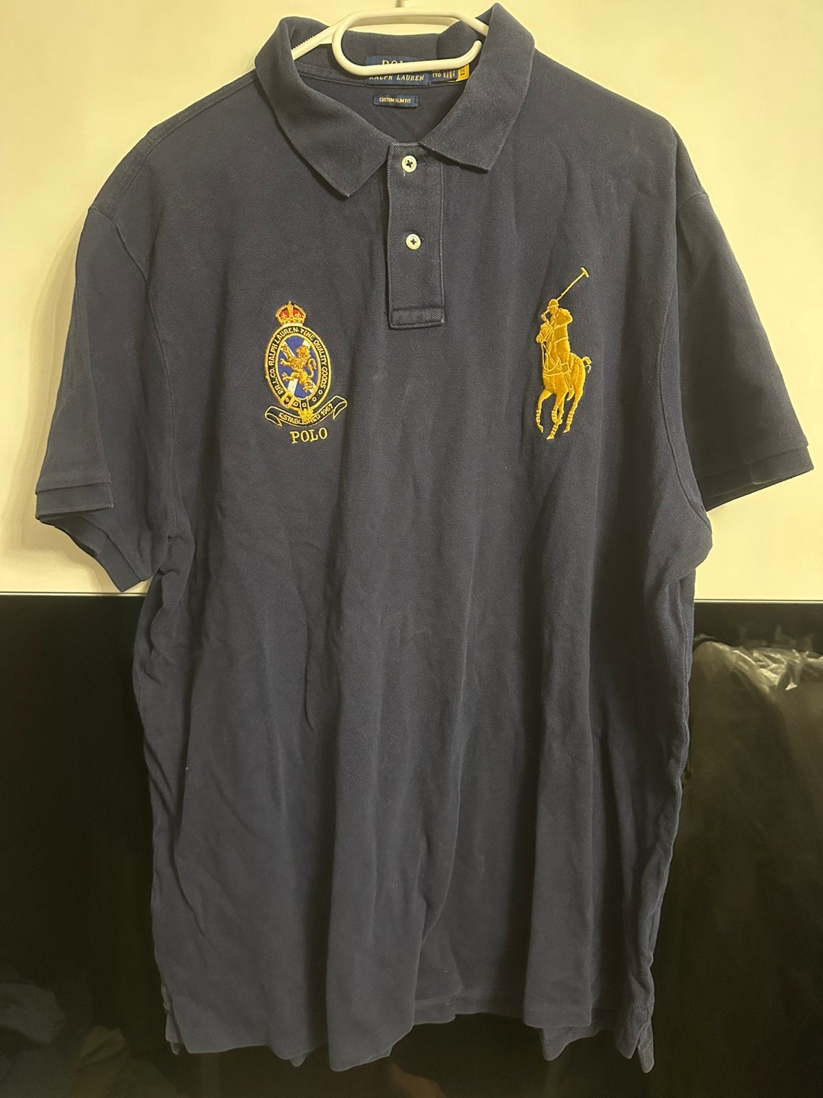 Ralph Lauren polo xxl nieuwstaat., Kleding | Heren, Polo's, Ophalen of Verzenden, Zo goed als nieuw, Overige maten, Blauw