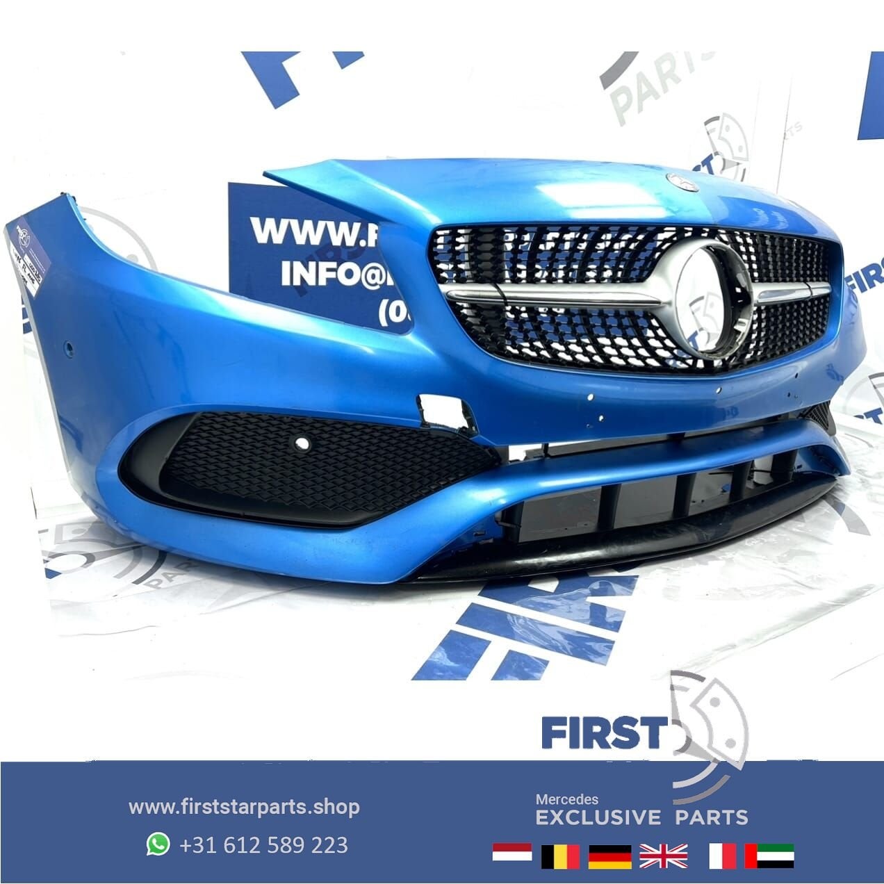 W176 AMG BUMPER FACELIFT A KLASSE VOORBUMPER Mercedes AKlass, Auto-onderdelen, Gebruikt, -, Voor, Ophalen of Verzenden