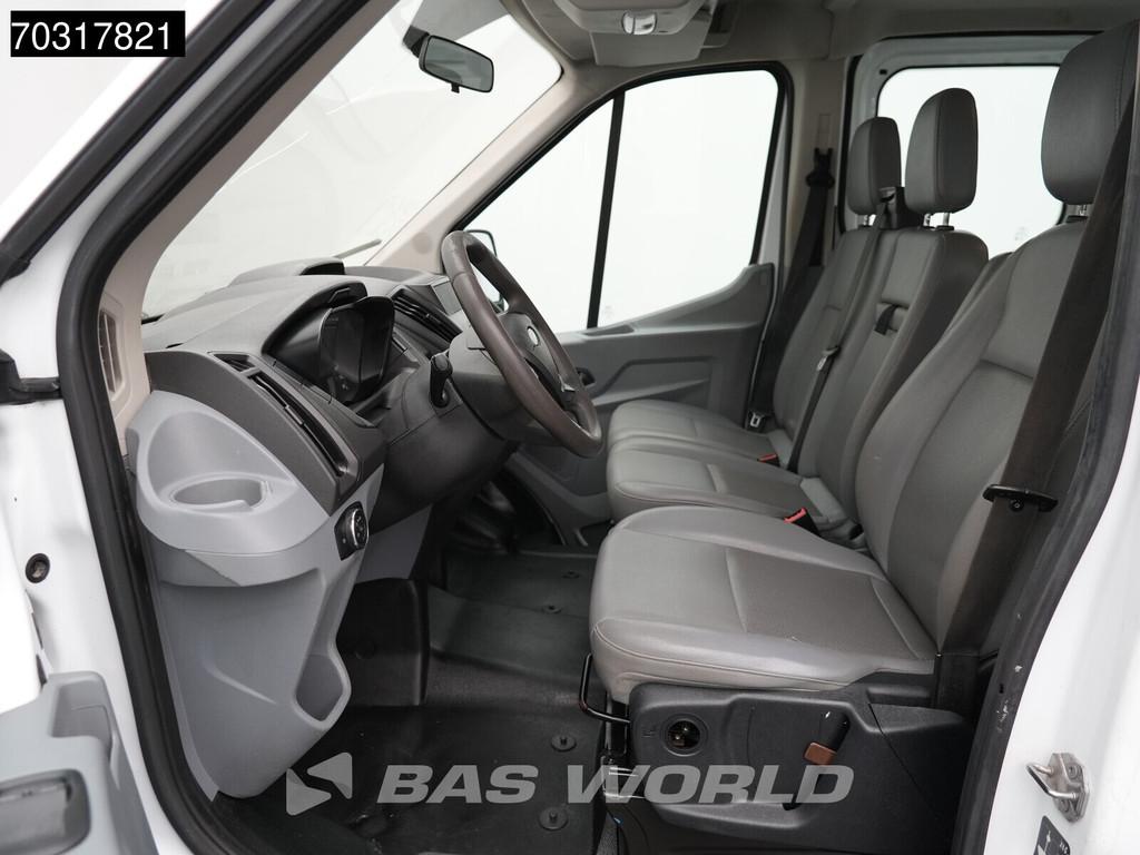 Ford Transit 130pk Dubbel Cabine Open Laadbak Euro6 Pritsche, Auto's, Euro 6, 4 cilinders, 2500 kg, Multifunctioneel stuurwiel