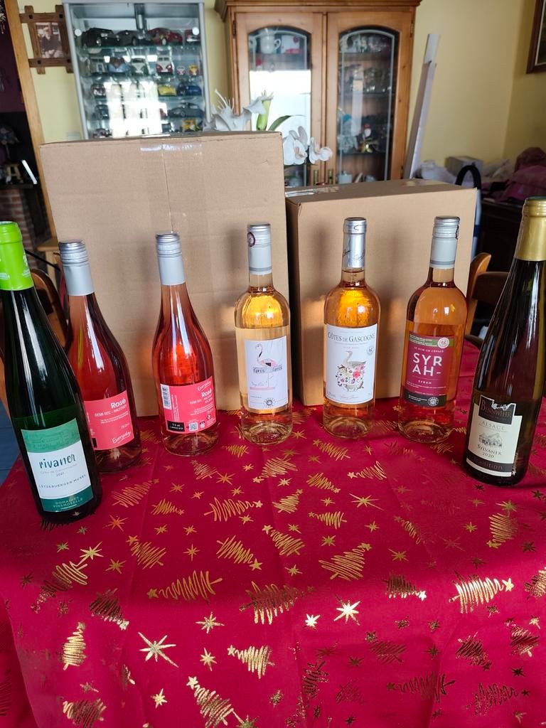 26 Bouteilles de vin dépareillées, Enlèvement, Vin blanc