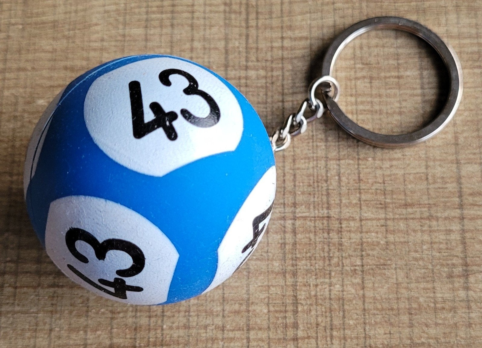 Sleutelhanger: Lottobal, Ophalen of Verzenden, Zo goed als nieuw, Knuffel of Figuurtje