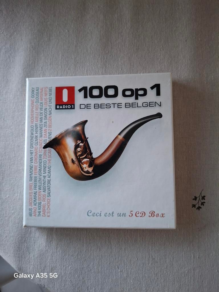 5 cd box 100 op 1 de beste belgen, Cd's en Dvd's, Ophalen of Verzenden