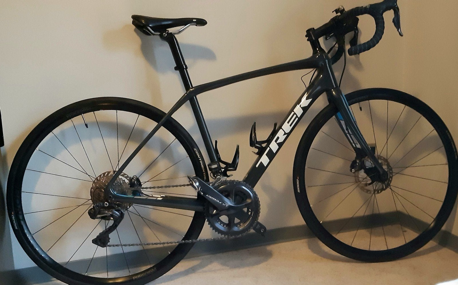 racefiets Trek Domane SL6 + DI2, 28 inch, Gebruikt, Carbon, 49 tot 53 cm