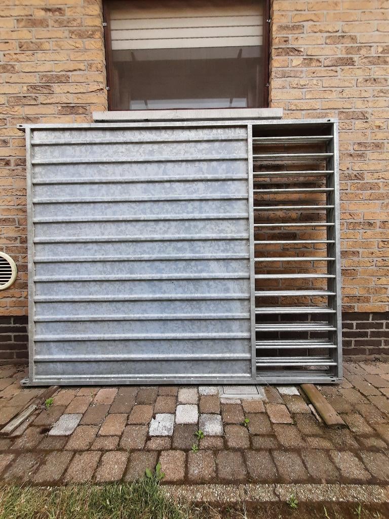 complete, reeds gedemonteerde gegalvaniseerde hondenren, Dieren en Toebehoren, Ophalen, 100 cm of meer, Hondenhok, 110 cm of meer