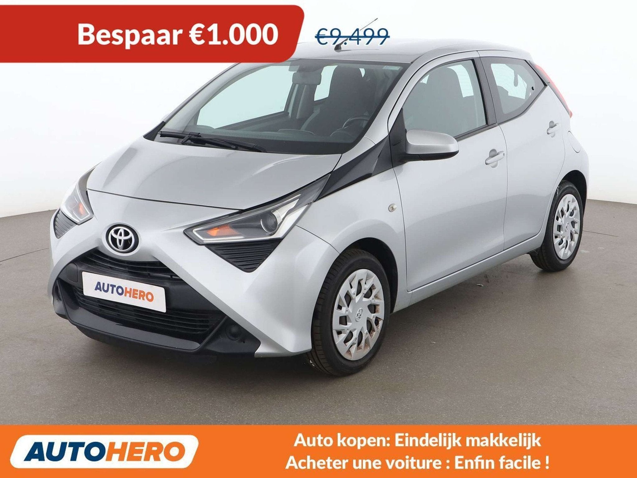 Toyota Aygo 1.0 VVT-i X-Play (année de construction 2019), Autos, Argent ou Gris, Achat, 998 cm³, Euro 6