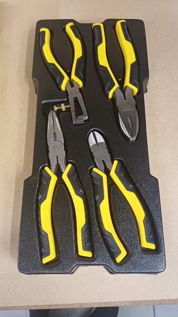 4 delige Stanley tangenset in module voor gereedschapswagen, Ophalen of Verzenden, Nieuw