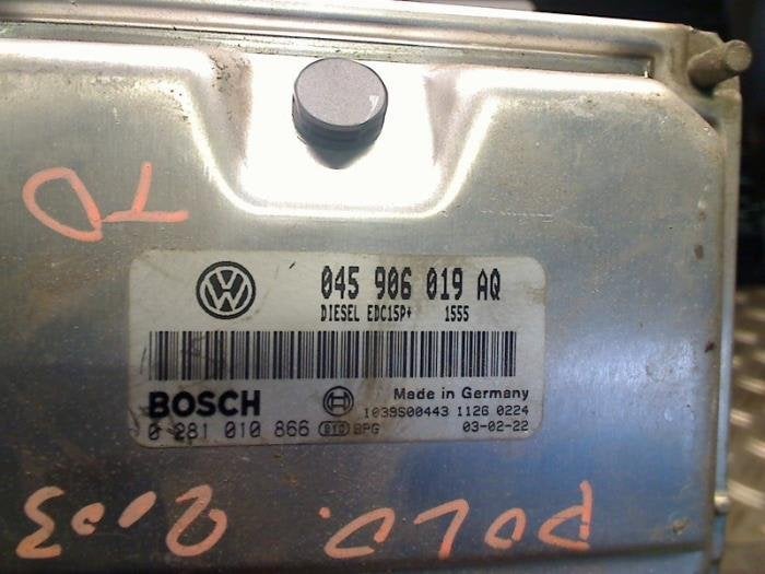 Ordinateur gestion moteur d'un Volkswagen Polo, Volkswagen, -, 3 mois de garantie, Utilisé