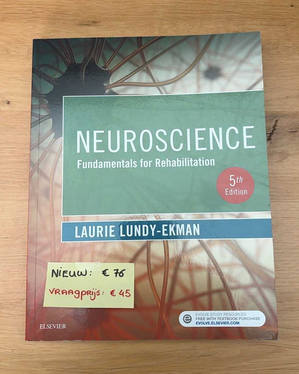 Neuroscience Fundamentals for Rehabilitation, Livres, Enlèvement, Comme neuf