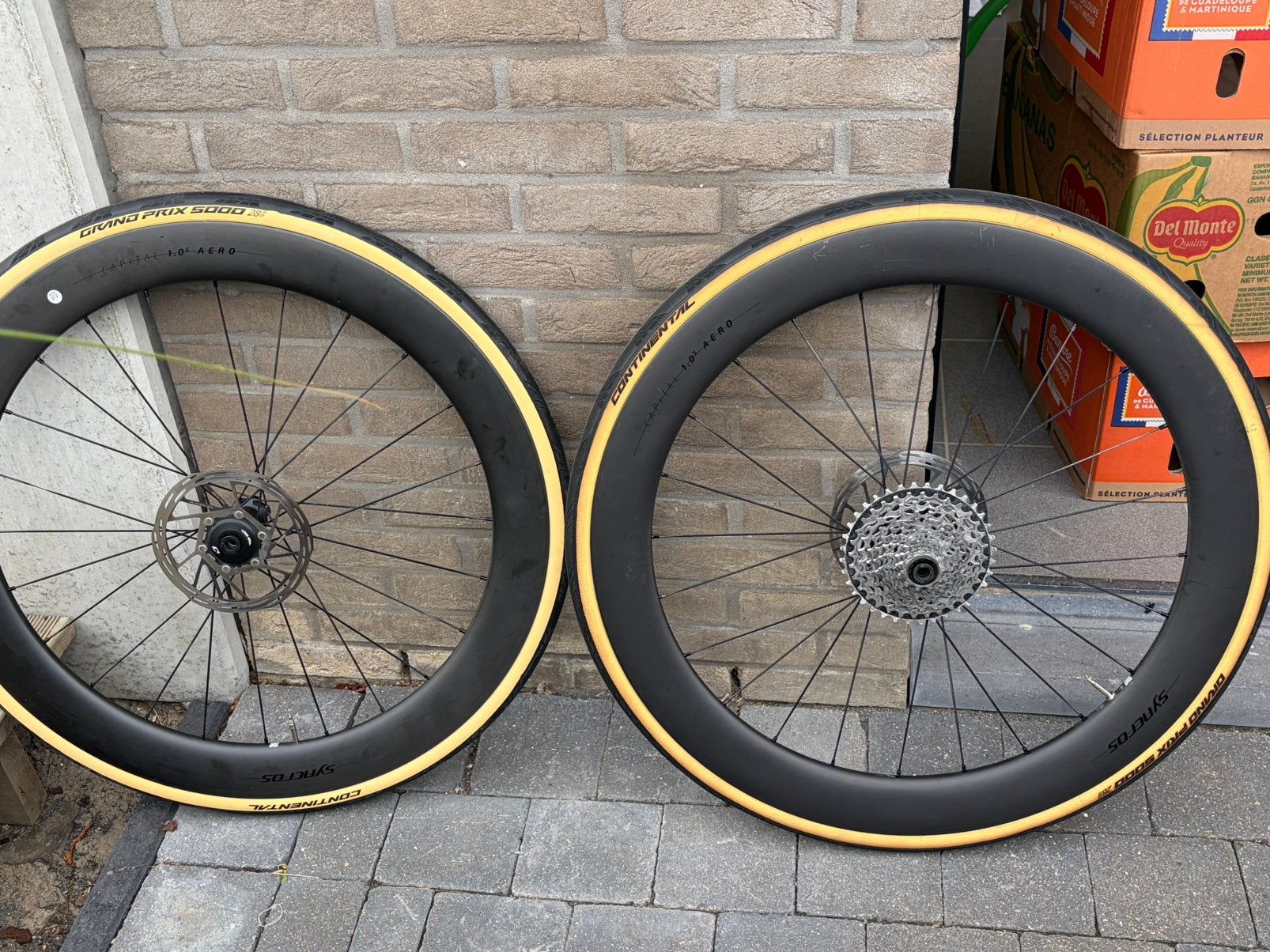 Syncros carbon wielen, Fietsen en Brommers, Gravelbike, Zo goed als nieuw, Carbon, Ophalen